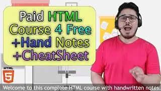 HTML Tutorial For Beginners (With Notes) 🔥