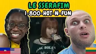 REACTION TO LE SSERAFIM (르세라핌) - 1-800-hot-n-fun (Live on The Late Show with Stephen Colbert)