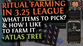 POE 3.25 - HOW I FARM MY RITUALS ( & WHY? ) / + AN ATLAS TREE THAT YOU CAN COPY