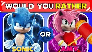 Would You Rather... SONIC 3 THE HEDGEHOG 🦔🔵⚡️