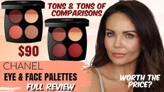 NEW CHANEL FACE & EYE PALETTE | BOTH PALETTES | TONS OF COMPARISONS | WORTH $90??