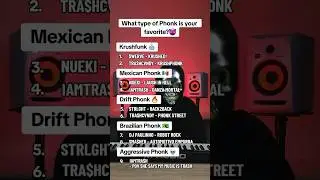 What Type Of Phonk Is You Favorite ? 😱