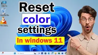 How to Reset Color Settings in Windows 11 | Reset Color Settings Windows 11