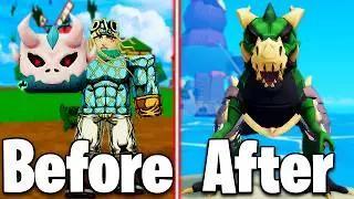 Beating Blox Fruits With The T-REX Fruit...
