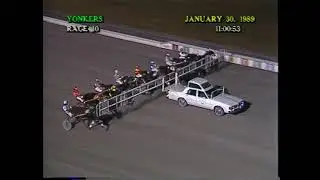 1989 Yonkers Raceway - Light Blue Fella & Tom DeVitis