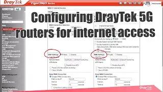 Configuring DrayTek 5G routers for Internet access