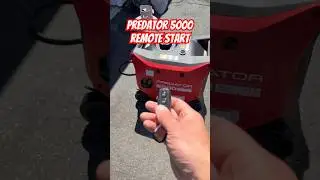 Predator 5000 remote start #shorts #generator