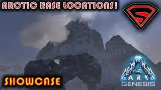 ARK GENESIS BASE LOCATIONS - 5 AMAZING BASE LOCATIONS IN THE ARCTIC BIOME PVP & PVE