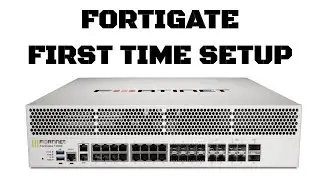 Basic Fortigate Setup - Security Policy, Static Route and VLAN Interface