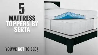 Top 10 Serta Mattress Toppers [2018]: Serta Rest - Queen - 3 Inch Gel Memory Foam Mattress Topper -