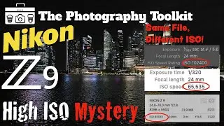 Nikon Z9 High ISO Mystery