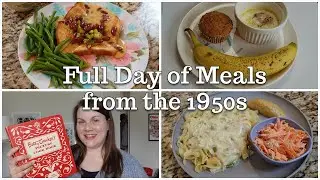 FULL DAY OF MEALS from the 1950s - Cooking Vintage Betty Crocker Recipes!