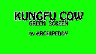 Kungfu Cow Green Screen (Funny Animated) - HD