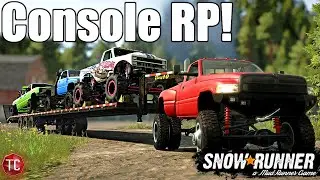 SnowRunner: NEW 2nd Gen Hauls Trucks to the MUD PIT! CONSOLE RP GAMEPLAY! (ATV, Duramax & Mud Truck)