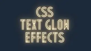 Amazing CSS Text Glow Effects | CodePen