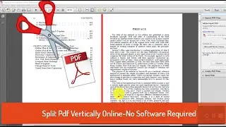 Split Pdf Vertically Horizontally