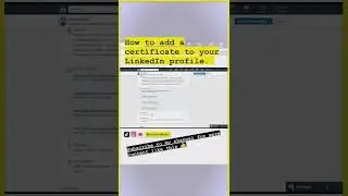 How to Add a Certificate Section on Your Linked in Profile 2021 😎 