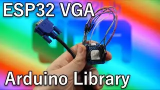 ESP32 VGA Beginner Tutorial [Arduino Library ESP32Lib]