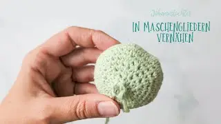 In Maschengliedern vernähen - Amigurumi zunähen Einfach häkeln lernen