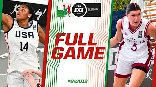 USA 🇺🇸 v Latvia 🇱🇻 | Women | Full Pool Game | FIBA 3x3 U18 World Cup 2024