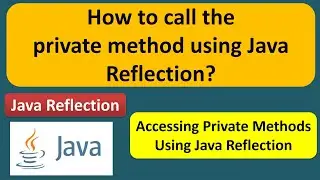 How to call the private method using Java Reflection? | Reflection in java