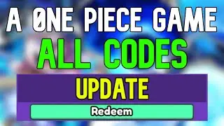 New A One Piece Game Codes | Roblox A One Piece Game Codes (January 2024)