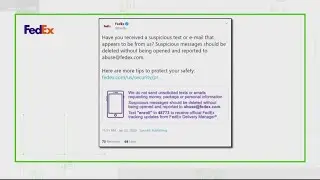 VERIFY: Beware of FedEx text messaging scam