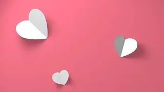 Beautiful Paper-Like Heart Animation: Royalty-Free Footage