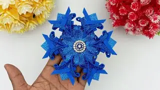 🎄 Christmas Crafts 🎄 DIY Best Christmas Snowflake Making ❄ Handmade Christmas Ornaments