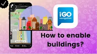 How to enable buildings on the map in IGO Navigation?