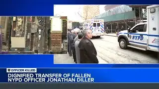 Preparations underway for dignified transfer of fallen NYPD officer