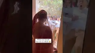 what is friend reaction bride show🤭🤭🤭🤭🤭🤭# #Prayagrajmehndidesigner