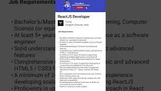 Turing gurgoan india, Required react js developer 