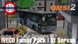 OMSI 2 | IVECO Bus Low Entry Family | First Looks | Saint Servan | Route 25