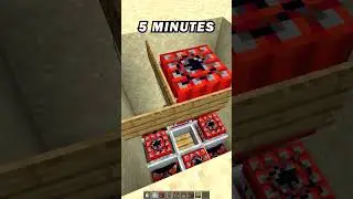 Minecraft Trap at different times (はいよろこんで) #shorts