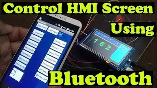 Arduino Mega Project: Control HMI Touch Screen using Bluetooth | Mega HMI | TFT Touch screen GUI