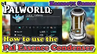 How to use the Pal Essense Condenser in Palworld 💥