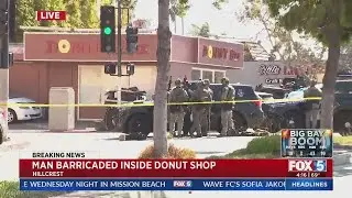 San Diego Police Standoff With Man Inside Hillcrest Donut Shop