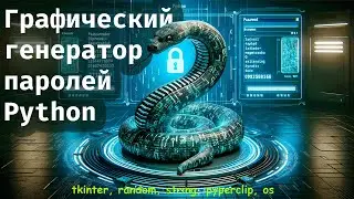 Password generate на Python с помощью библиотеки Tkinter | Уроки Python