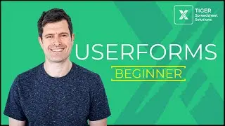 Excel Userforms for Beginners (8/10) – Use Excel VBA to Create A Userform and Manage a Database
