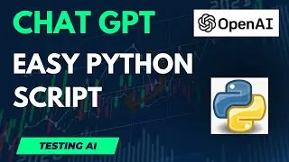 Chat GPT examples | learn how to write an easy python tool  [Testing AI]