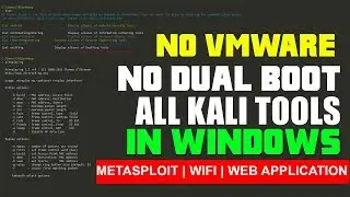 How To Install All Kali Linux Tools In Windows ! New Method