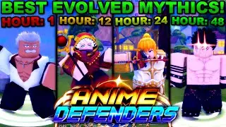 I Spent 48 Hours Making The Strongest MYTHIC'S In Roblox Anime Defenders... Here's What Happened!