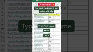 #shorts #exceltutorial #excel #excelquickandeasy