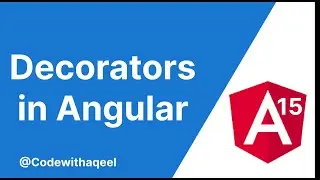 Angular Tutorial | Decorators in angular | How they work