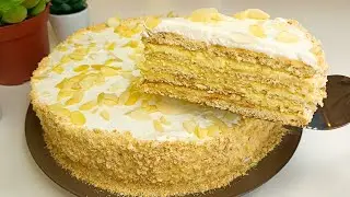 Torta in 15 minuti! Senza forno, senza biscotti,  senza burro, Deliziosa che si scioglie in bocca!