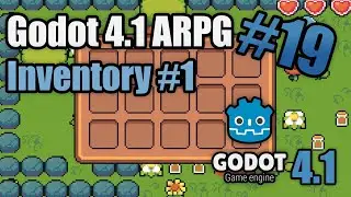 How to Make an Inventory in Godot 4.1 #1: Visuals, opening and closing, pausing the game | tutorial