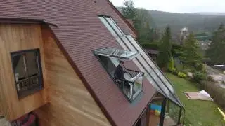 ENTREPRISE BRISACIER   Création d'une Verrière balcon VELUX  CABRIO GDL 2066 + LSB