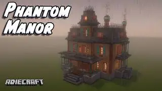 Minecraft HAUNTED HOUSE Tutorial - How to build Phantom Manor! Halloween Build