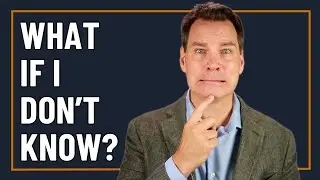 How To Say "I don't know" With Credibility!